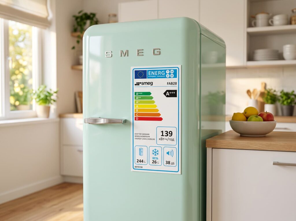 энергоэффективность холодильника smeg